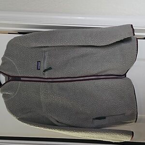 Patagonia retro pile fleece with hood